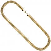 Collier 925 Sterling Silber/vergoldet 45 cm Webdesign | Vergoldet