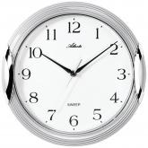 Atlanta Quarz Wanduhr Quarz ABS-Gehäuse silberfarben | Uhren