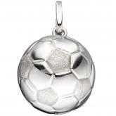 Kinder Anhänger "Fußball" 925 Silber/teilmattiert