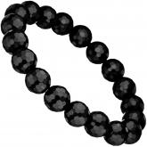 Armband mit Onyx schwarz facettiert | Edelsteine