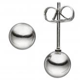 Ohrstecker "Kugel" Edelstahl 6 mm | Edelstahlschmuck