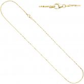 Criss-Cross Kette 333 Gelbgold 1,3 mm 40 cm | Gelbgoldschmuck
