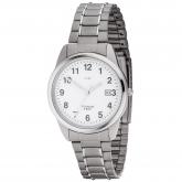 JOBO Quarz Analog Herren Armbanduhr Titan