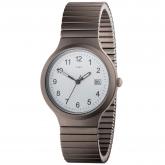 JOBO Quarz Analog Herren Armbanduhr Titan Flexband