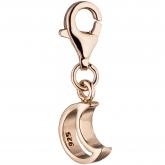 Einhänger/Charm "Mond" 925 Sterling Silber/ rotvergoldet | Vergoldet