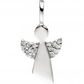 Anhänger "Engel"  925 Sterling Silber mit Zirkonia weiß | Silberschmuck