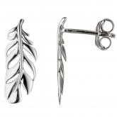 Ohrstecker "Feder" 925 Sterling Silber