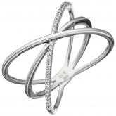 Damen Ring 585 Weißgold mit 30 Brillanten 0,12 ct.