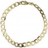 Panzerarmband 333 Gelbgold 21 cm | Gelbgoldschmuck