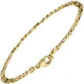 Panzersteg-Armband 333 Gelbgold 18,5 cm | Gelbgoldschmuck