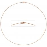 Halsreif 925 Sterling Silber/rotvergoldet 1,1 mm 42 cm | Vergoldet
