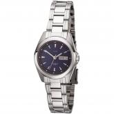 JOBO Quarz Analog Damen Armbanduhr Edelstahl Zifferblatt blau | JOBO