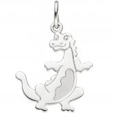 Anhänger "Lustiger Dino" 925 Sterling Silber Anhänger "Lustiger Dino" 925 Sterling Silber