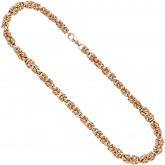 Collier 925 Sterling Silber/rotvergoldet 50 cm Phantasie | Vergoldet