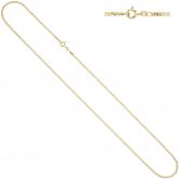 Panzerkette 333 Gelbgold 2,1 mm 80 cm mit Federringverschluss