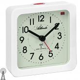 Atlanta Funk analog Wecker quadratisch weiß mit Licht und Snooze Atlanta Funk analog Wecker quadratisch weiß mit Licht und Snooze