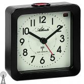Atlanta Funk analog Wecker quadratisch anthrazitfarben mit Licht, Snooze Atlanta Funk analog Wecker quadratisch anthrazitfarben mit Licht, Snooze
