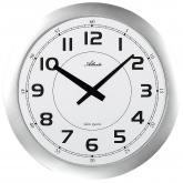 Atlanta Quarz analog Wanduhr silberfarben flach rund | Uhren