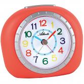 Atlanta Quarz analog Kinder-Wecker Farbe koralle leise | Atlanta