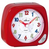 Atlanta Quarz analog Kinder Wecker quadratisch rot Obenabsteller | Atlanta