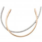 Anhänger 585 Rotgold bicolor mit 52 Brillanten 0,29 ct. | Edelsteine