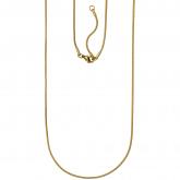 Schlangenkette Edelstahl/PVD goldfarben ca. 1,5 mm ca. 80 cm | Edelstahlschmuck