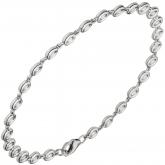 Armband 585 Weißgold mit 27 Brillanten 0,85 ct. 18 cm Tennisarmband | Weißgoldschmuck
