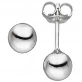Ohrstecker "Kugel" 925 Sterling Silber 6,1 mm | JOBO