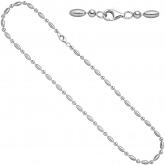 Collier mit Kügelchen und Ovalen 925 Sterling Silber 45 cm Collier mit Kügelchen und Ovalen 925 Sterling Silber 45 cm