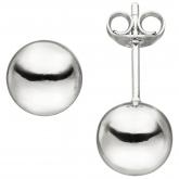 Ohrstecker "Kugel" 925 Sterling Silber 8 mm | JOBO