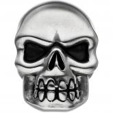 Anhänger "Totenkopf/Skull" Edelstahl matt teilgeschwärzt Anhänger "Totenkopf/Skull" Edelstahl matt teilgeschwärzt