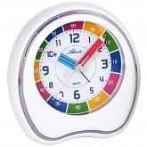 Atlanta Quarz analog Kinderlernwecker weiß mit 6 Melodien Atlanta Quarz analog Kinderlernwecker weiß mit 6 Melodien