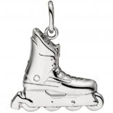Anhänger "Inline-Skate - Rollschuh" 925 Silber/teilmatt | Silberschmuck