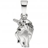 Kinder Anhänger "Einhorn" 925 Sterling Silber | Silberschmuck