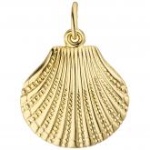 Anhänger "Muschel" 333 Gelbgold | JOBO