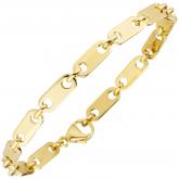 Armband 585 Gelbgold ca. 21 cm ca. 5 mm | Gelbgoldschmuck