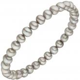 Armband mit Süßwasser-Zuchtperlen grau 19 cm ca. 6-7 mm elastisch Armband mit Süßwasser-Zuchtperlen grau 19 cm ca. 6-7 mm elastisch