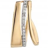Anhänger 585 Gelbgold mit 15 Brillanten 0.10 ct. | Edelsteine