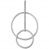 Anhänger "Kreise" 925 Sterling Silber mit 21 Zirkonia weiß | Silberschmuck