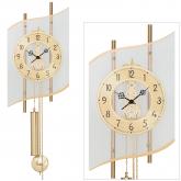 AMS Wanduhr mit Pendel mechanisch messingfarben AMS Wanduhr mit Pendel mechanisch messingfarben