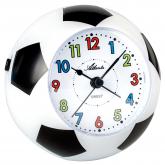 Atlanta Quarz analog Kinder-Wecker "Fußball" mit Melodie Atlanta Quarz analog Kinder-Wecker "Fußball" mit Melodie