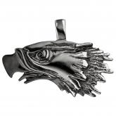 Anhänger "Adlerkopf" 925 Sterling Silber/teilgeschwärzt | Silberschmuck
