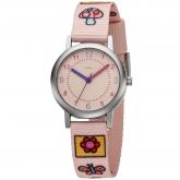 JOBO Quarz analog Kinder Armbanduhr rosa "Pilz,Blume und Schmetterling" JOBO Quarz analog Kinder Armbanduhr rosa "Pilz,Blume und Schmetterling"