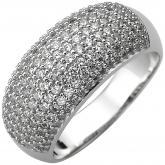 Damen Ring 925 Silber mit 158 Zirkonia weiß | Silberschmuck