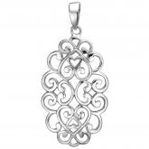 Anhänger 925 Sterling Silber Floral-Herzen | JOBO