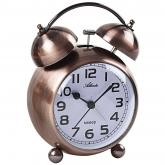 Atlanta Quarz analog Doppelglocken-Wecker Metall kupferfarben Atlanta Quarz analog Doppelglocken-Wecker Metall kupferfarben