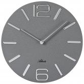 Atlanta Quarz analog Wanduhr rund aus Metall grau | Uhren