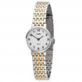 JOBO Quarz analog Damen Armbanduhr Edelstahl bicolor | JOBO