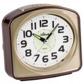 Atlanta Quarz analog Wecker braun/goldfarben mit Licht Atlanta Quarz analog Wecker braun/goldfarben mit Licht