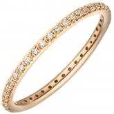Damen Ring 585 Gelbgold mit 37 Brillanten 0,18 ct. | Gelbgoldschmuck